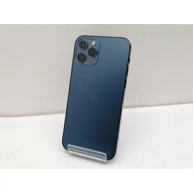 【中古】Apple SoftBank 【SIMロック解除済み】 iPhone 12 Pro 256GB パシフィックブルー MGMD3J/A【仙台イービーンズ】保証期間1ヶ月【ランクC】