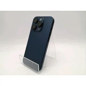 【中古】Apple 海外版 【SIMフリー】 iPhone 15 Pro 128GB ブルーチタニウム【ECセンター】保証期間1ヶ月【ランクC】