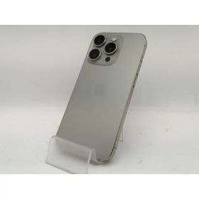 【中古】Apple 国内版 【SIMフリー】 iPhone 15 Pro 256GB ナチュラルチタニウム MTUF3J/A【新宿】保証期間1週間【ランクC】