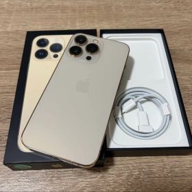 Apple iPhone 13 Pro 128GB Gold本体箱とケーブル付き