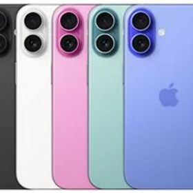 【中古】iPhone 16 128GB 256GB 512GB A3286 スマホ スマートフォン 本体 SIMフリー ウルトラマリン ティール ピンク ホワイト ブラック docomo au softbank 美品 ノジマ認定品 白ロム