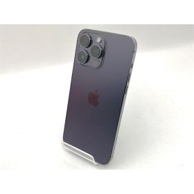 【中古】Apple docomo 【SIMフリー】 iPhone 14 Pro Max 256GB ディープパープル MQ9E3J/A【池袋東口】保証期間1ヶ月【ランクC】