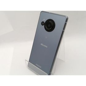 【中古】SHARP docomo 【SIMフリー】 AQUOS R8 ブルー 8GB 256GB SH-52D【神保町】保証期間１ヶ月【ランクC】