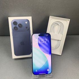 超美品 Appleストア版 SIMフリー iPhone17 Pro 256GB ディープブルー色