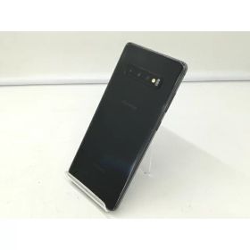 【中古】SAMSUNG docomo 【SIMロック解除済み】 Galaxy S10+ SC-04L Prism Black【札幌】保証期間1ヶ月【ランクB】