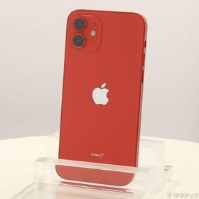 〔中古〕Apple(アップル) iPhone12 64GB プロダクトレッド MGHQ3J／A SIMフリー〔258-ud〕
