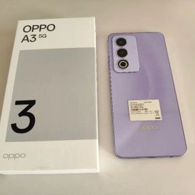 OPPO A3 5G A402OP パープル 本体