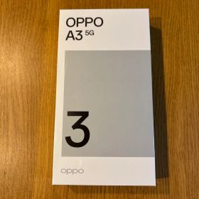 新品未開封品 OPPO A3 5G 128GB ブラック ワイモバイル版