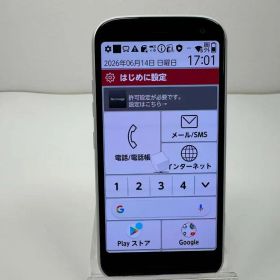 美品 NTT docomo らくらくスマートフォン F-52B ホワイト