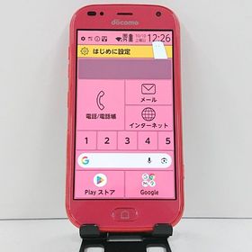 らくらくスマートフォン F-42A ドコモ ピンク c23175