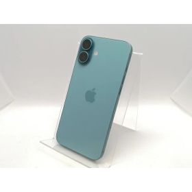 【中古】Apple 国内版 【SIMフリー】 iPhone 16 Plus 256GB ティール MXVL3J/A【高崎モントレー】保証期間1ヶ月【ランクB】