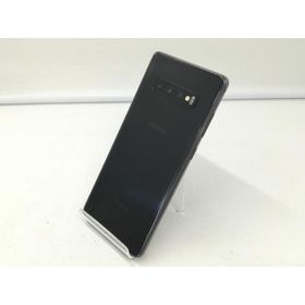 【中古】SAMSUNG docomo 【SIMロック解除済み】 Galaxy S10+ SC-04L Prism Black【札幌】保証期間１ヶ月【ランクB】