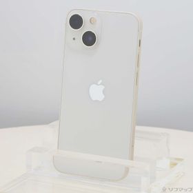 (中古)Apple iPhone13 mini 128GB スターライト MLJE3J/A SIMフリー(368-ud)