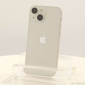 (中古)Apple iPhone13 mini 128GB スターライト MLJE3J/A SIMフリー(295-ud)