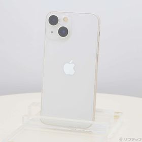 (中古)Apple iPhone13 mini 128GB スターライト MLJE3J/A SIMフリー(258-ud)