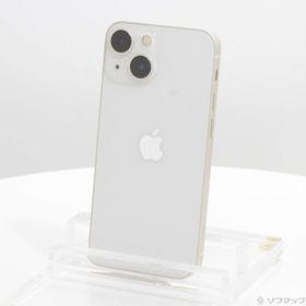(中古)Apple iPhone13 mini 128GB スターライト MLJE3J/A SIMフリー(269-ud)