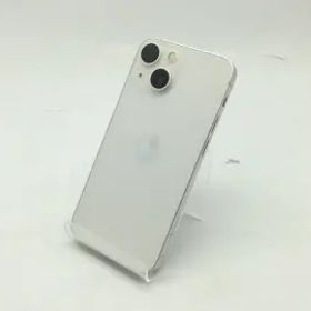【中古】Apple au 【SIMフリー】 iPhone 13 mini 128GB スターライト MLJE3J/A【広島】保証期間１ヶ月【ランクC】