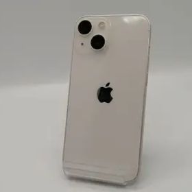 【中古】Apple SoftBank 【SIMフリー】 iPhone 13 mini 128GB スターライト MLJE3J/A【大須アメ横】保証期間１ヶ月【ランクB】