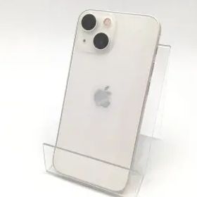 【中古】Apple docomo 【SIMフリー】 iPhone 13 mini 128GB スターライト MLJE3J/A【ECセンター】保証期間１ヶ月【ランクA】