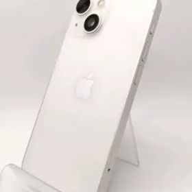 【中古】Apple au 【SIMフリー】 iPhone 13 mini 128GB スターライト MLJE3J/A【大阪本店】保証期間１ヶ月【ランクC】