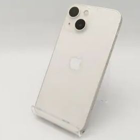【中古】Apple SoftBank 【SIMフリー】 iPhone 13 mini 128GB スターライト MLJE3J/A【広島本通】保証期間１ヶ月【ランクC】