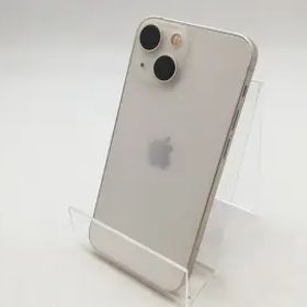 【中古】Apple 国内版 【SIMフリー】 iPhone 13 mini 128GB スターライト MLJE3J/A【イオンモール新利府】保証期間１週間【ランクC】