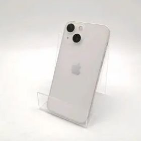 【中古】Apple 国内版 【SIMフリー】 iPhone 13 mini 128GB スターライト MLJE3J/A【ECセンター】保証期間１ヶ月【ランクC】