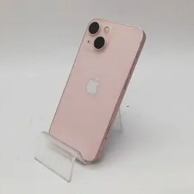 【中古】Apple 国内版 【SIMフリー】 iPhone 13 mini 128GB ピンク MLJF3J/A【府中ル・シーニュ】保証期間１週間【ランクC】