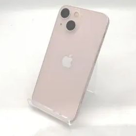 【中古】Apple au 【SIMフリー】 iPhone 13 mini 128GB ピンク MLJF3J/A【広島本通】保証期間１ヶ月【ランクC】
