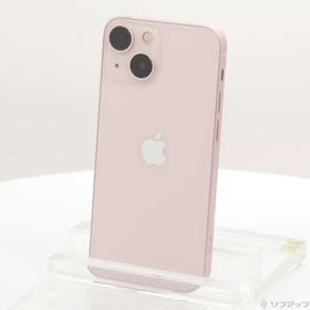 (中古)Apple iPhone13 mini 128GB ピンク MLJF3J/A SIMフリー(196-ud)