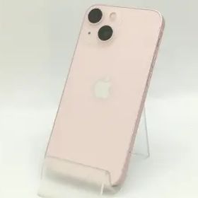 【中古】Apple docomo 【SIMフリー】 iPhone 13 mini 128GB ピンク MLJF3J/A【静岡】保証期間１ヶ月【ランクC】
