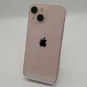 【中古】Apple 国内版 【SIMフリー】 iPhone 13 mini 128GB ピンク MLJF3J/A【大須アメ横】保証期間１ヶ月【ランクC】