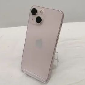 【中古】Apple au 【SIMフリー】 iPhone 13 mini 128GB ピンク MLJF3J/A【仙台駅東口】保証期間１ヶ月【ランクC】