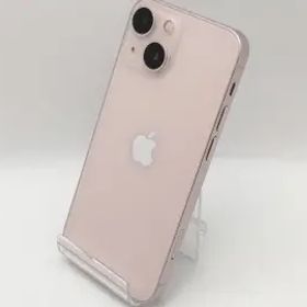 【中古】Apple 国内版 【SIMフリー】 iPhone 13 mini 128GB ピンク MLJF3J/A【津田沼】保証期間１ヶ月【ランクB】
