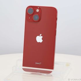 (中古)Apple iPhone13 mini 128GB プロダクトレッド MLJG3J/A SIMフリー(276-ud)