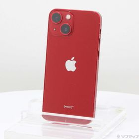 (中古)Apple iPhone13 mini 128GB プロダクトレッド MLJG3J/A SIMフリー(262-ud)