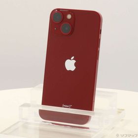(中古)Apple iPhone13 mini 128GB プロダクトレッド MLJG3J/A SIMフリー(377-ud)