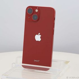 (中古)Apple iPhone13 mini 128GB プロダクトレッド MLJG3J/A SIMフリー(297-ud)