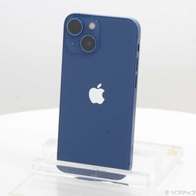 (中古)Apple iPhone13 mini 128GB ブルー MLJH3J/A SIMフリー(348-ud)