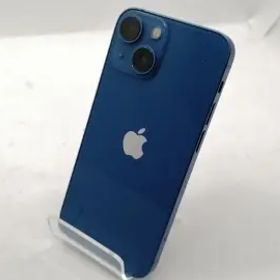【中古】Apple au 【SIMフリー】 iPhone 13 mini 256GB ブルー MLJN3J/A【宇田川】保証期間１週間【ランクC】