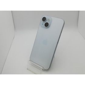 【中古】Apple docomo 【SIMフリー】 iPhone 15 128GB ブルー MTML3J/A【秋葉3号】保証期間１ヶ月【ランクB】