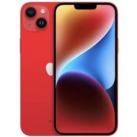 超美品 Appleストア版 SIMフリー iPhone14 Plus 128GB レッド色
