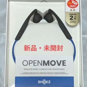 新品☆Shokz OPENMOVE 骨伝導イヤホン 本体 ブルー