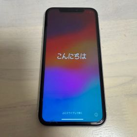iPhone XR 64GB ホワイト 本体 背面ひびあり 傷あり