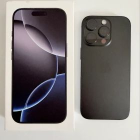 超美品・99%iPhone 16 Pro ブラックチタニウム SIMフリー