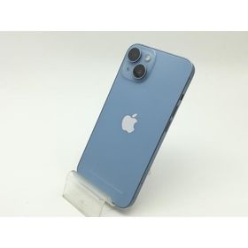 【中古】Apple 国内版 【SIMフリー】 iPhone 14 128GB ブルー MPVJ3J/A【広島】保証期間１ヶ月【ランクC】
