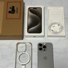 美品 iPhone 15 Pro 128GB ナチュラルチタニウム