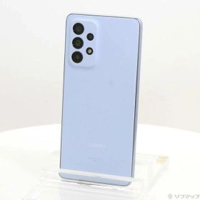 【中古】SAMSUNG(サムスン) Galaxy A53 5G 128GB オーサムブルー SCG15 au SIMフリー 【198-ud】