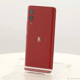 【中古】楽天モバイル Rakuten Hand 5G 128GB クリムゾンレッド P780 楽天 SIMフリー 【269-ud】