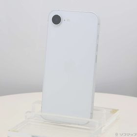 (中古)Apple iPhone16e 128GB ホワイト MD1R4J/A SIMフリー(198-ud)